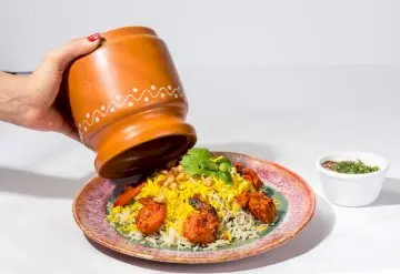 Shrimp Masala Biryani